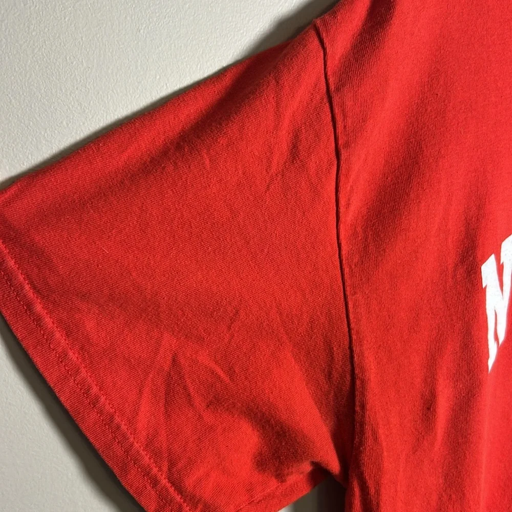 Y2K North Carolina State University Wolfpack MV Sports Red T-Shirt Men’s Size L - Picture 7 of 10